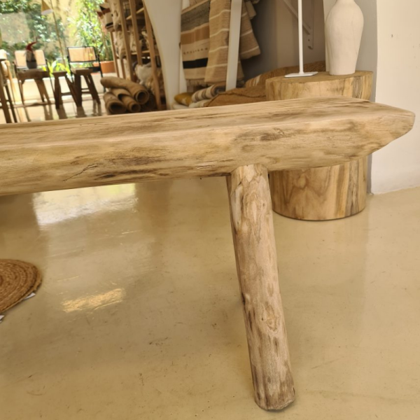 Banco madera largo L -  ANCHO