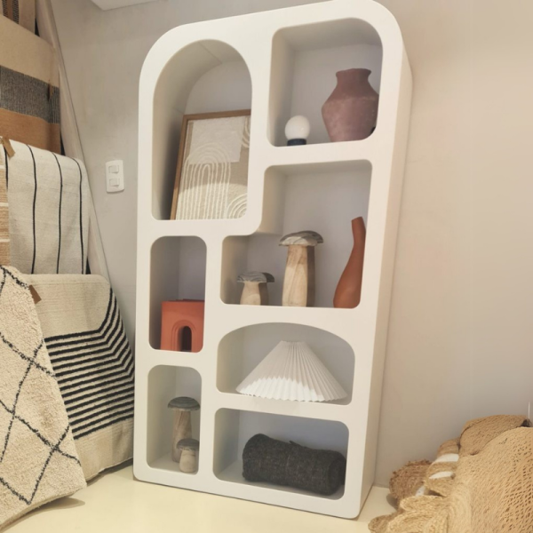 Estantería mediana blanca NICHOS - ULTIMAS UNIDADES CON DETALLES